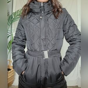 Like New Vero Moda Puffer Belted Yatsy Jacket